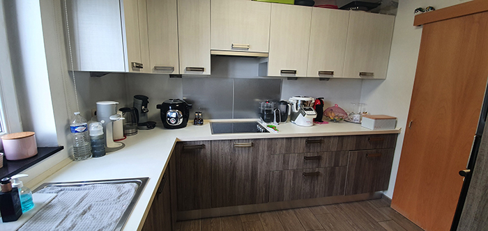 Une photo de la cuisine